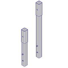 Vivatec - SafetyRespect Staander verlengstuk 350mm 5030240